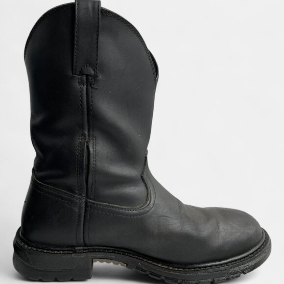 Rocky Men's Leather Western Ride Comfort Boots Cowboy Work Biker Size 10 M - Picture 7 of 15